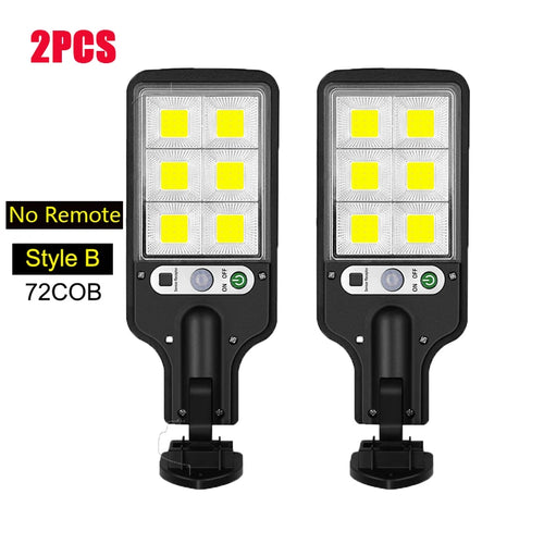 Powerful LED Solar Outdoor Led Courtyard Wall Lamp Rechargeable Human