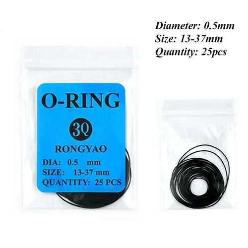 Watch Back O-Ring Case Waterproof Oil Box Watch Crown O-Ring Gasket