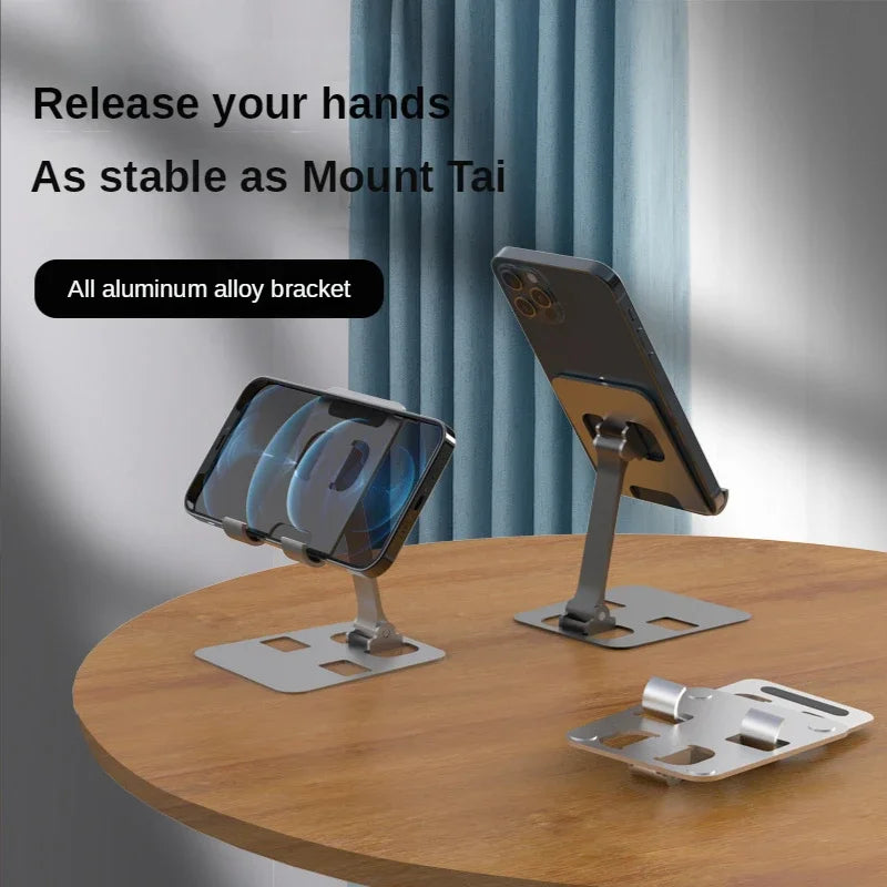 Portable Aluminum Alloy Phone Tablet Holder For iPad MiPad Samsung Tab