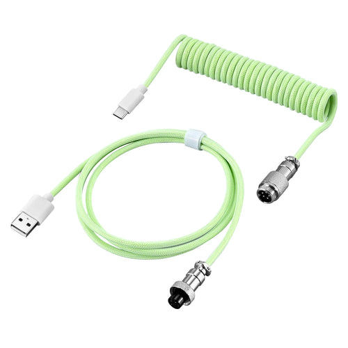 Coiled Keyboard Cable Type C To USB-A Mechanical Keyboard Cable