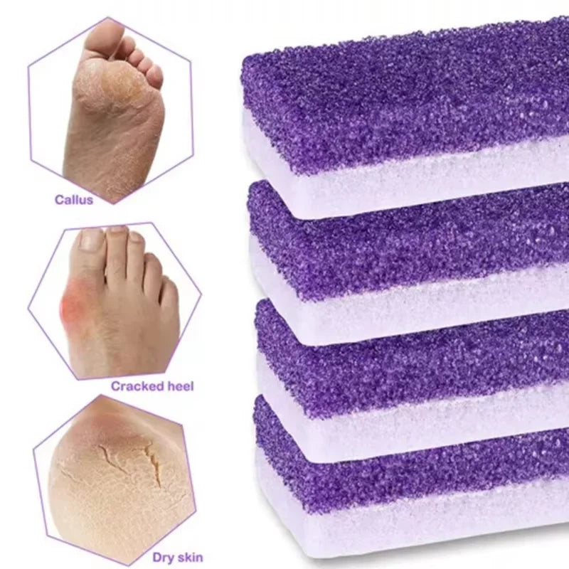 YIKOOLIN 2-in-1 Pumice Stone And Foot Scrubber Callus Remover Hard