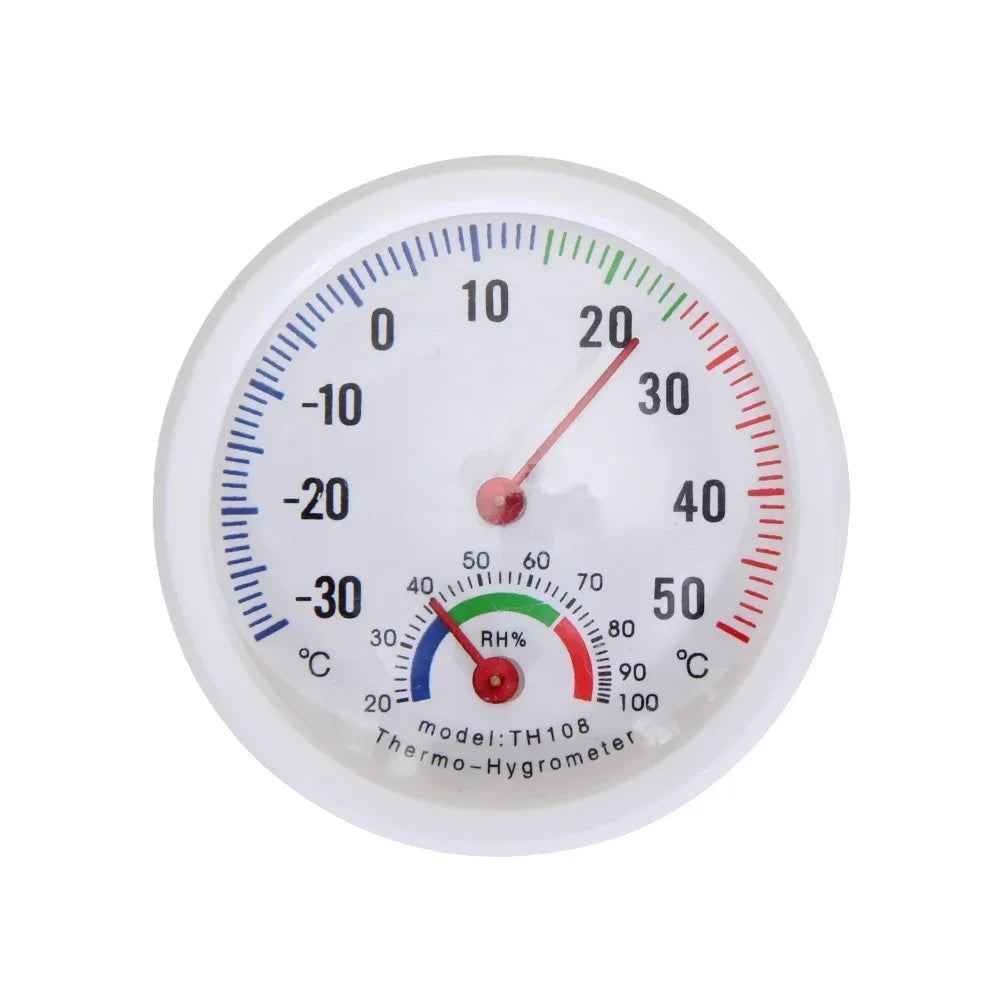 Decorative Bell-Style Humidity/Temperature Gauge - Analog Hygrometer
