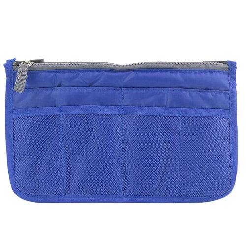 Multifunctional Bi-fold Storage Bag Double Zipper Large Capacity