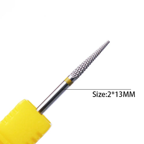 1pc Carbide Tungsten Nail Drill Bit Rotate Burr Milling Nail Cutter