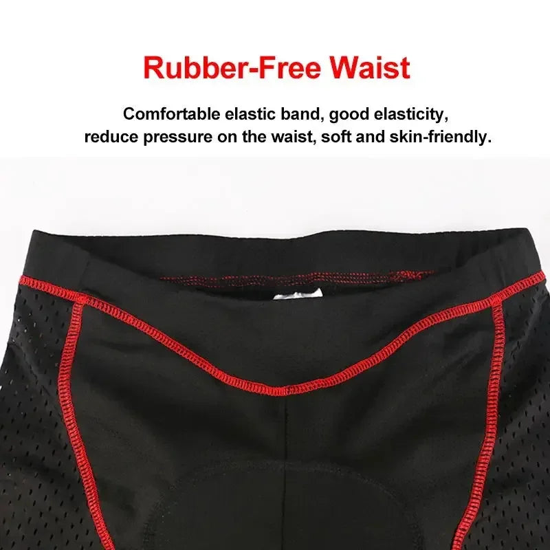 X-TIGER Men's Cycling Underwear Shorts 5D Cushion Race Athletic Shorts