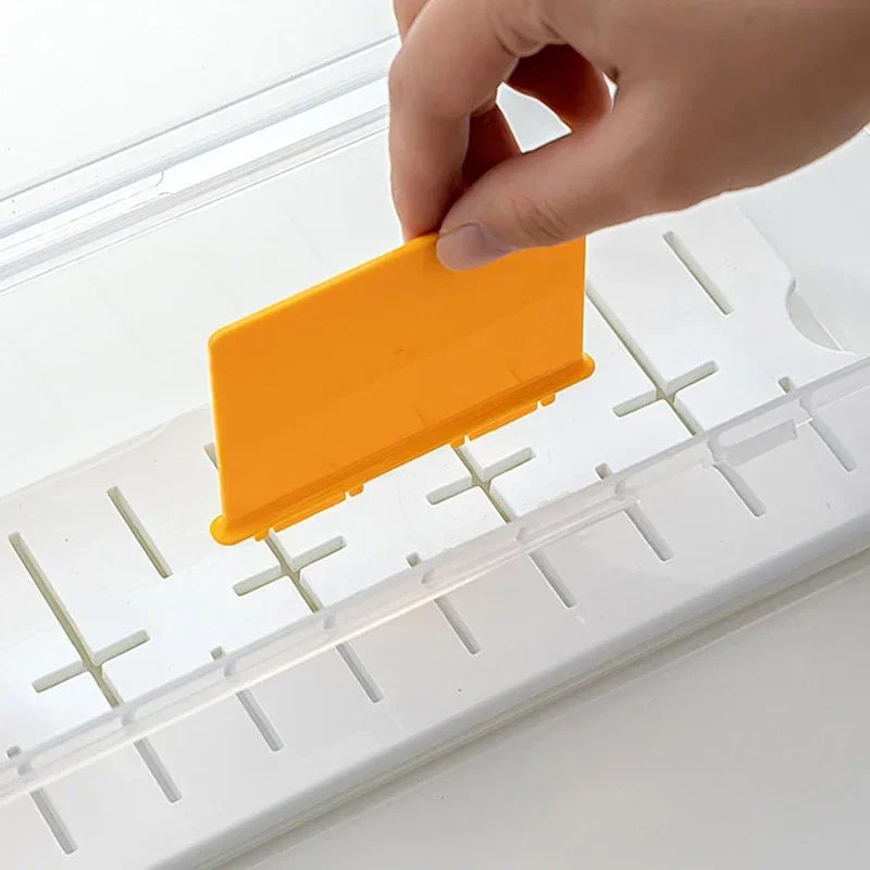 Clear Plastic Compartmentalized Organizer Box Holds 550+ Game Cards