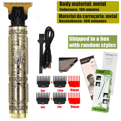 Vintage T9 Hair Clipper Beard Shaving Body Hair Trimmer Clippers