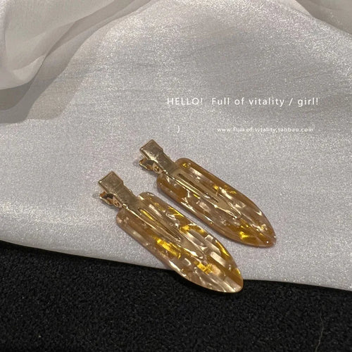 Korea acetic acid seamless hairpin side bangs broken hair one word