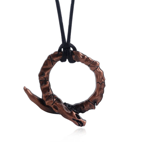 Game God of War Ragnarok Keychain Kratos The World Serpent Jormungandr