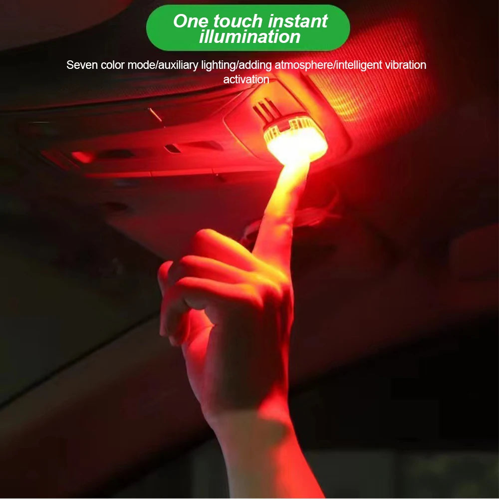 1 pc Multi Color Car Light Wireless LED Touch Light Roof Light Sensor