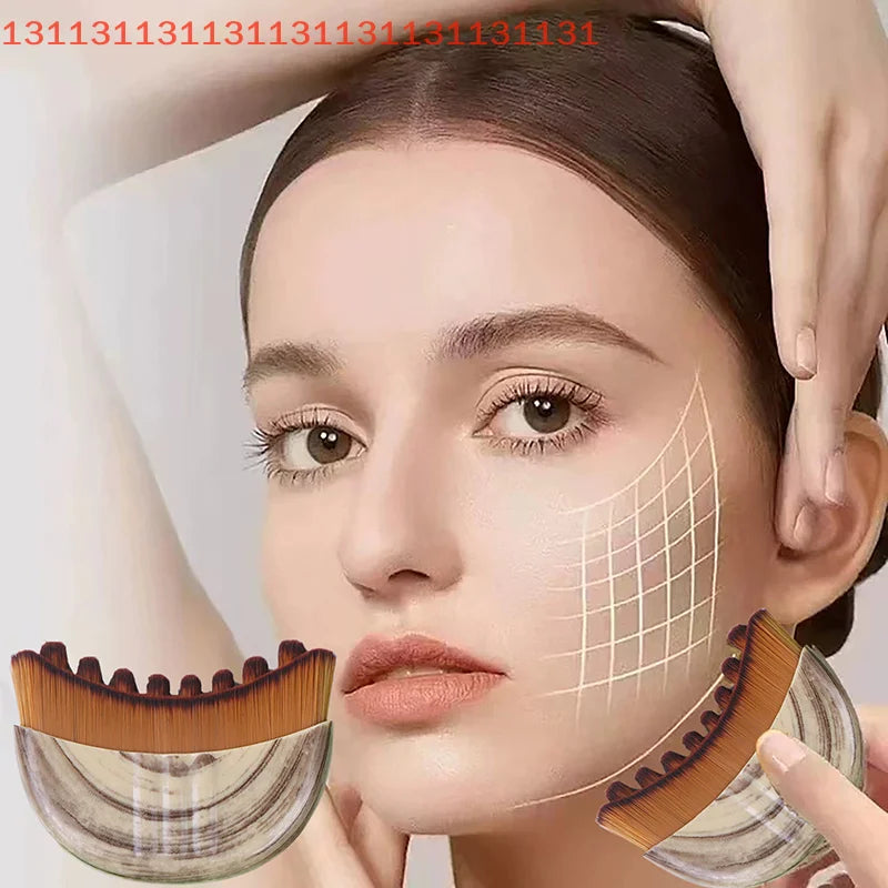 Portable Lymphatic Contour Face Brush Multi-function Chin Reduce