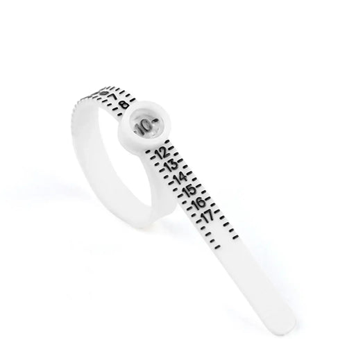 Ring Sizer with Magnifier - US/UK/EU/HK Jewelry Measuring Ruler for
