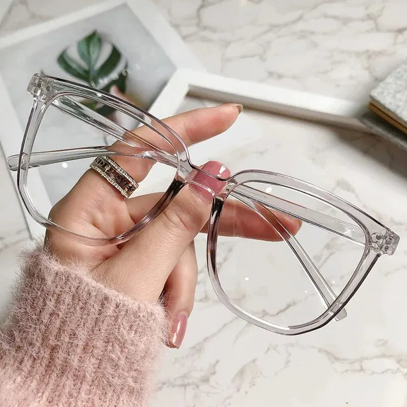 Anti-blue Light Glasses for Women with Regular Eyeglass Frame Finished