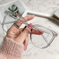 Anti-blue Light Glasses for Women with Regular Eyeglass Frame Finished