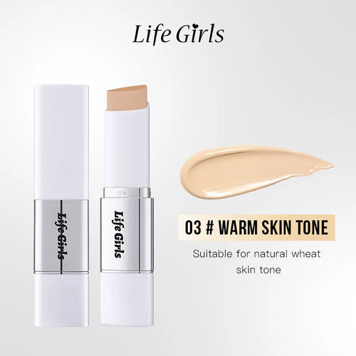 Lazy foundation stick, moisturizing and natural concealer makeup,matte