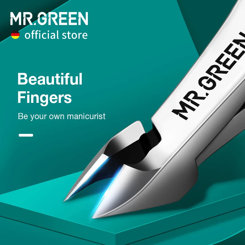 MR.GREEN Nail Cuticle Nipper Manicure Scissors Stainless Steel Dead
