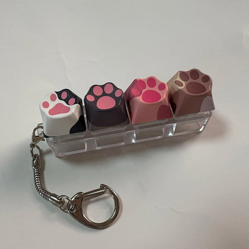 Cat Claw Keychain Key Ring Pendant Mobile Phone Backpack Pendant