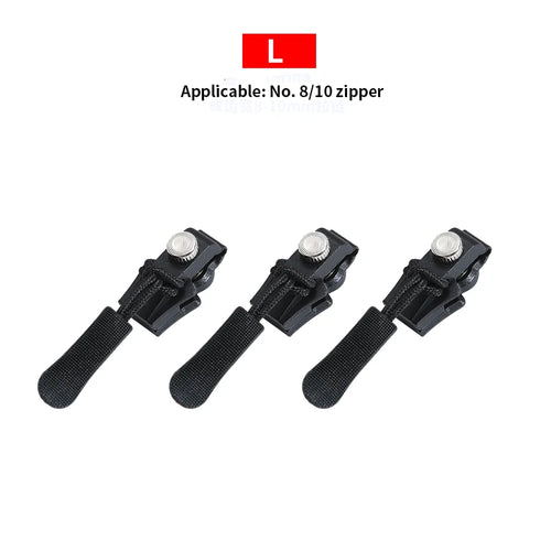 3/6/12Pcs Universal Zipper Repair Kit Quick Instant Detachable Zipper
