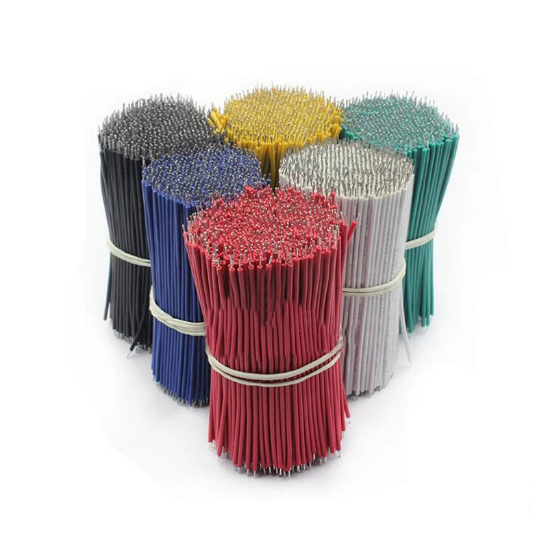 120PCS/set 24AWG Tin-Plated Breadboard PCB Solder Cable 24AWG 8cm Fly