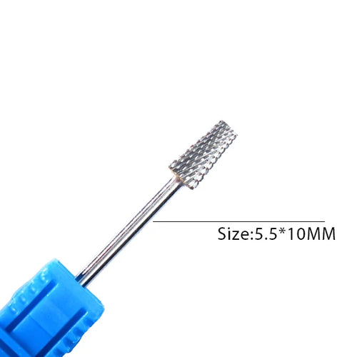 1pc Carbide Tungsten Nail Drill Bit Rotate Burr Milling Nail Cutter
