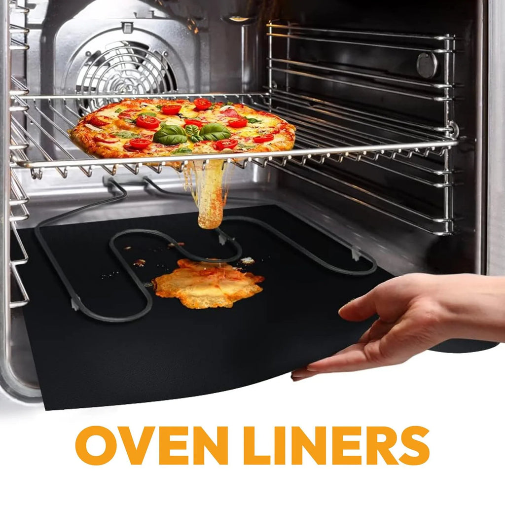 2/5pcs Oven Mat, Microwave Mat, Reusable Non Stick Protective Mat,