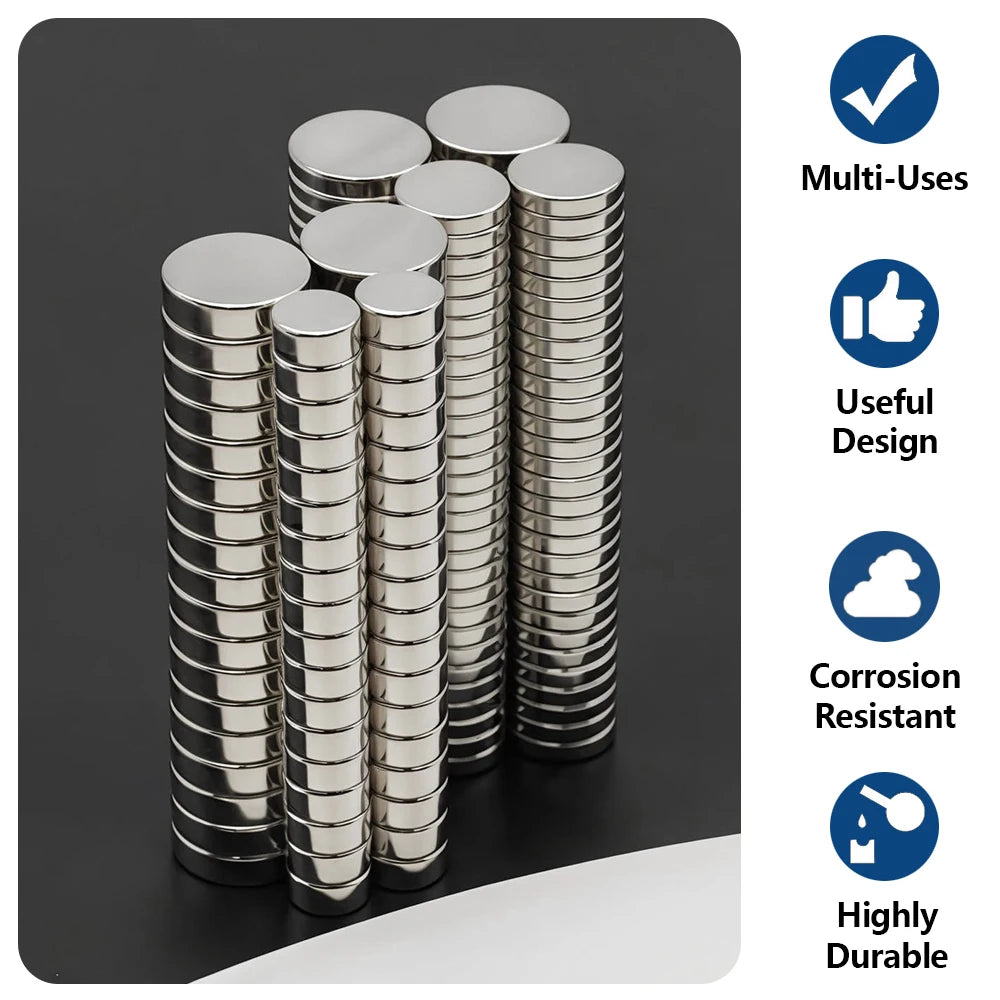 Powerful Neodymium Magnet N35 NdfeB Permanent Magnetic imanes Round