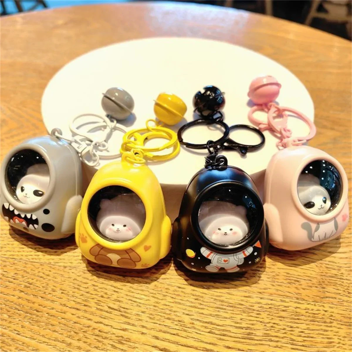 Cute Bear Bag Small Night Light Keychains Kawaii Bags Hang Web