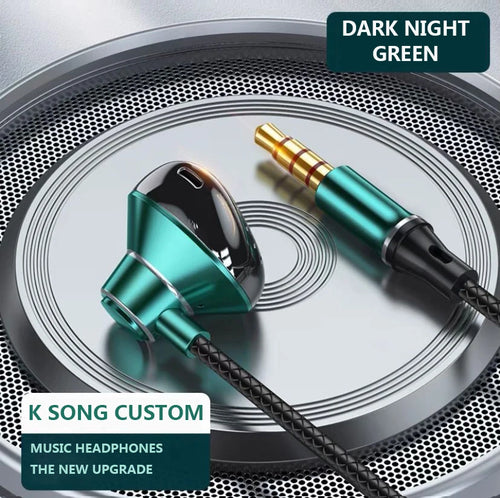 #Type C Headphones HiFi Bass Stereo Volume Control Headset With HD Mic