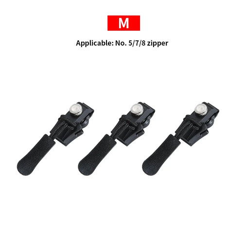 3/6/12Pcs Universal Zipper Repair Kit Quick Instant Detachable Zipper