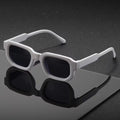 New Men Vintage Rectangle Frame Sunglasses Fashion Retro Sun Glasses