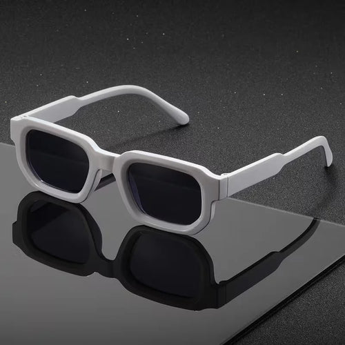 New Men Vintage Rectangle Frame Sunglasses Fashion Retro Sun Glasses