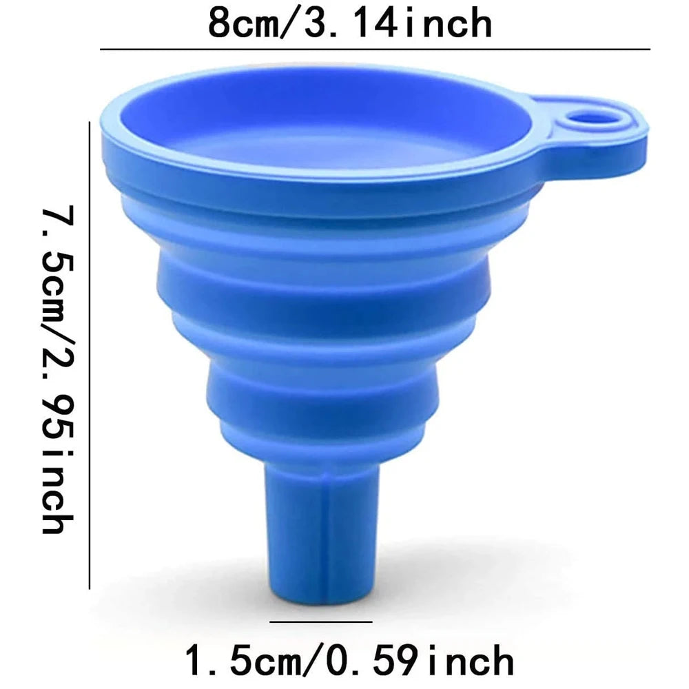 Engine Funnel Car Universal Silicone Liquid Funnel Washer Fluid Change