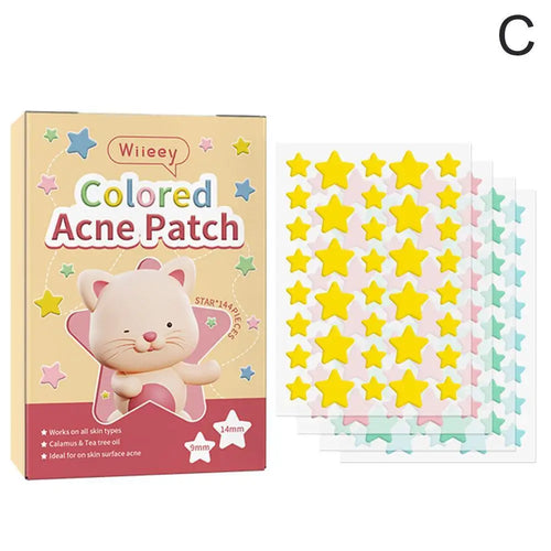 1400pcs Colorful Star Pimple Removal Sticker Invisible Breathable
