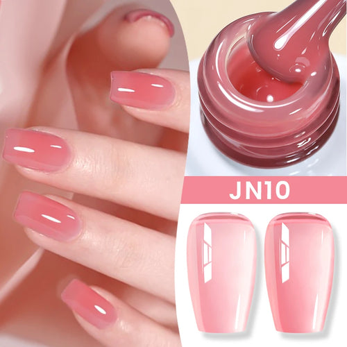 BORN PRETTY 83 Colors 10ml Jelly Nude Gel Nail Polish Autumn Amber