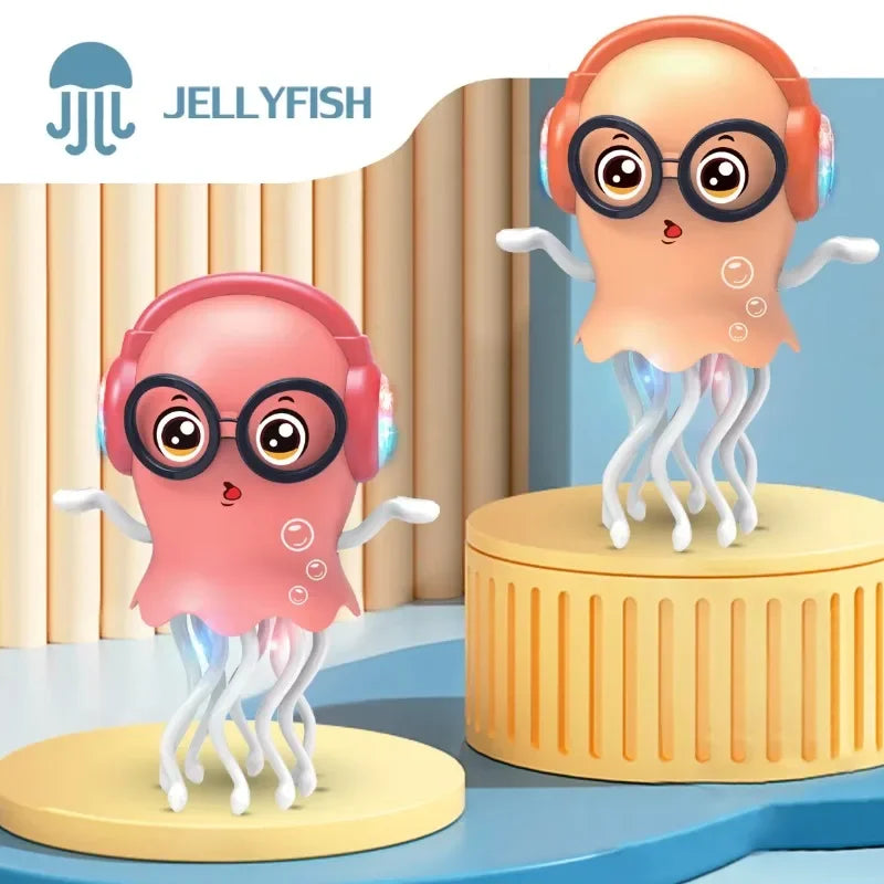 Interactive Dancing Octopus Toy, Smart Auto-Dancing with LED Lights,