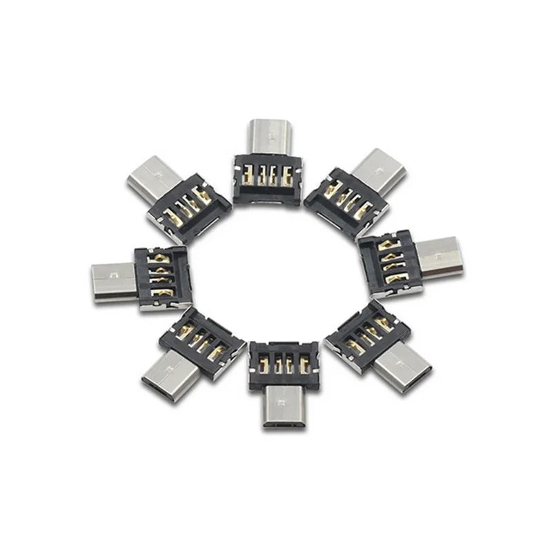 1/5PCS Universal Type-C Micro USB to USB 2.0 OTG Adapter Connector for
