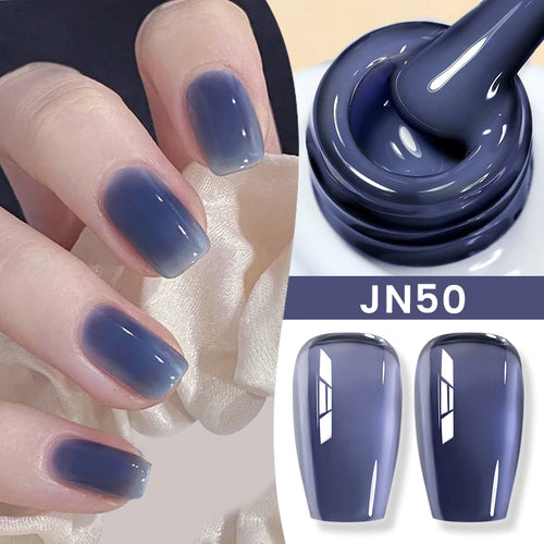 BORN PRETTY 83 Colors 10ml Jelly Nude Gel Nail Polish Autumn Amber