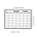 Fridge  magnets Monthly Calendar Magnetic Stickers Waterproof Erasable