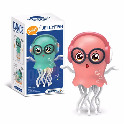 Interactive Dancing Octopus Toy, Smart Auto-Dancing with LED Lights,