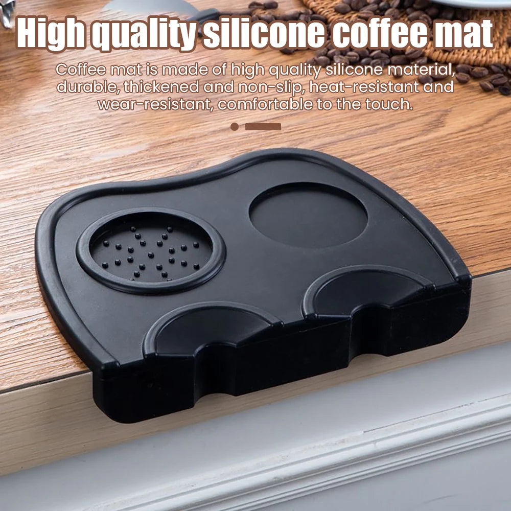 Coffee Powder Pad Corner Pad Non-slip Silicone Pad Filling Seat Coffee