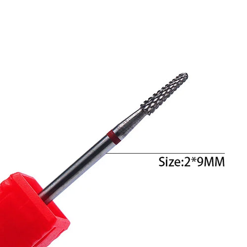 1pc Carbide Tungsten Nail Drill Bit Rotate Burr Milling Nail Cutter
