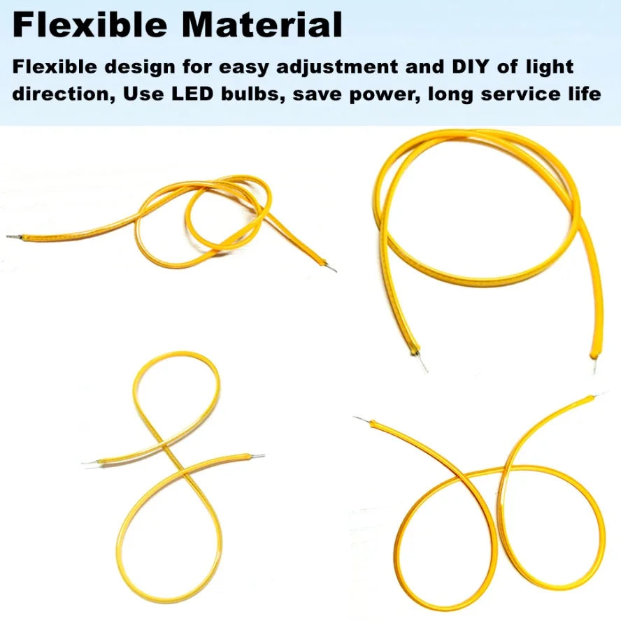 LED Same End Filament Flexible Ultra Slim 3V Spiral Bulb Filament