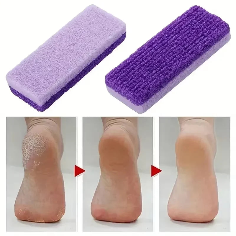 YIKOOLIN 2-in-1 Pumice Stone And Foot Scrubber Callus Remover Hard