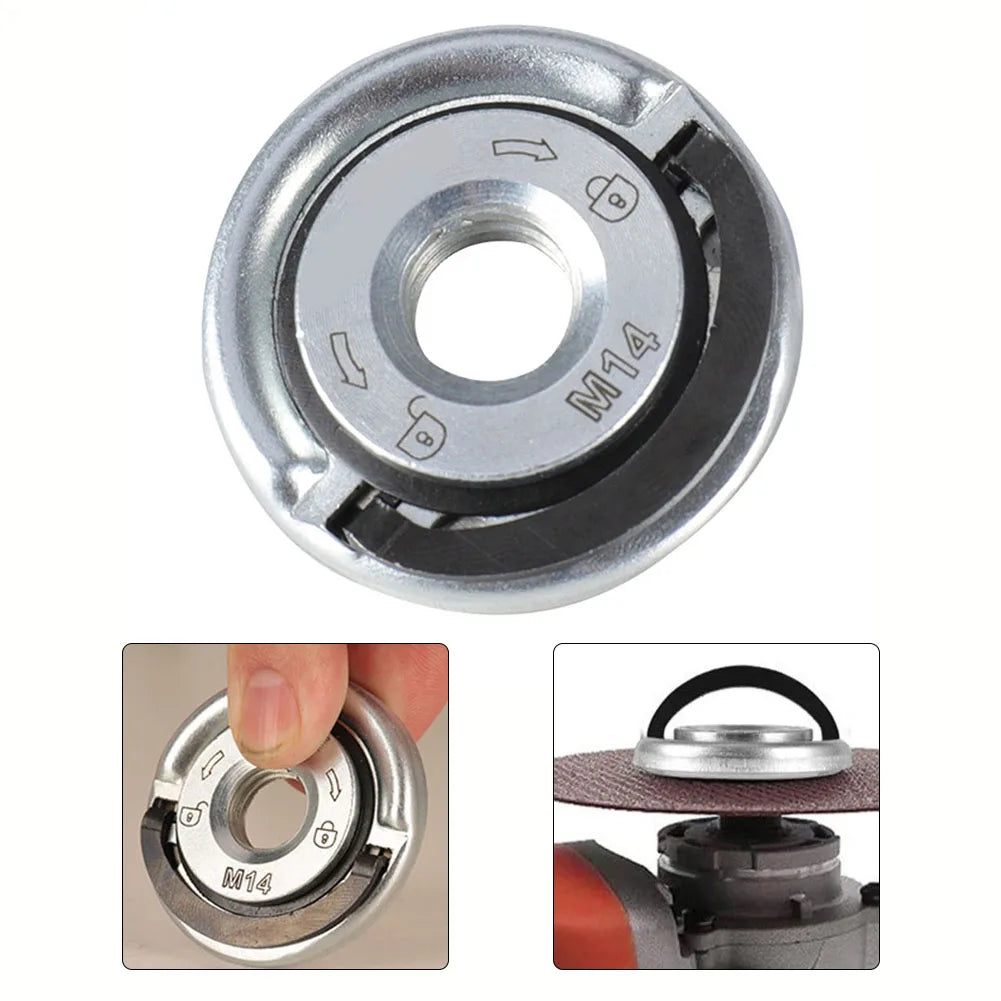 M14 Angle Grinder Quick Release Self-Locking Grinder Pressing Plate