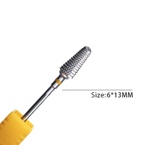 1pc Carbide Tungsten Nail Drill Bit Rotate Burr Milling Nail Cutter