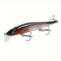 1pc 4.52inch/0.49oz Plastic Simulation Lure, Minnow Hard Bait With 3