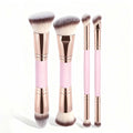 4pcs Basic Makeup Brushes Set With Box Dual-ended Foundations Powder
