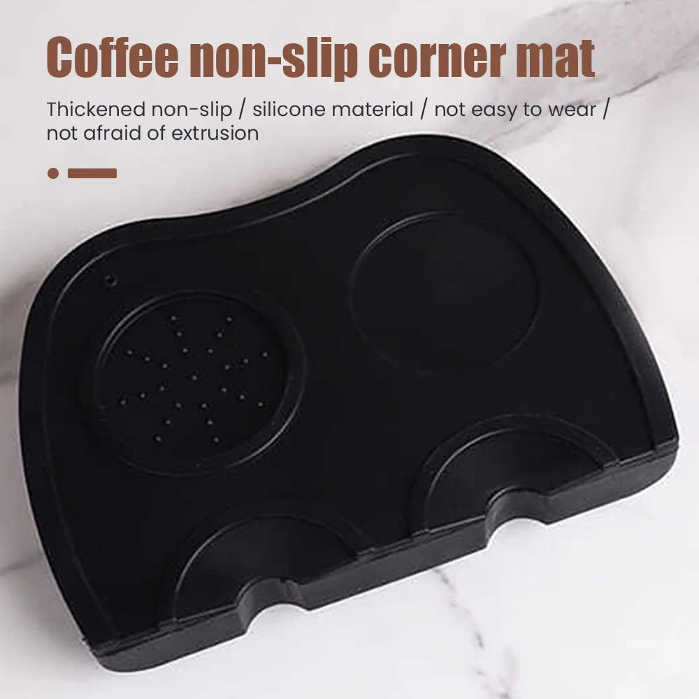 Coffee Powder Pad Corner Pad Non-slip Silicone Pad Filling Seat Coffee