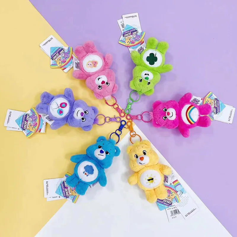 Sanrio Plush Kawaii Carebears Rainbown Bear Plush Anime Hobby Toy