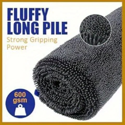 1pc Extra Large Car Drying Towel - Ultra-Absorbent Soft Lint &